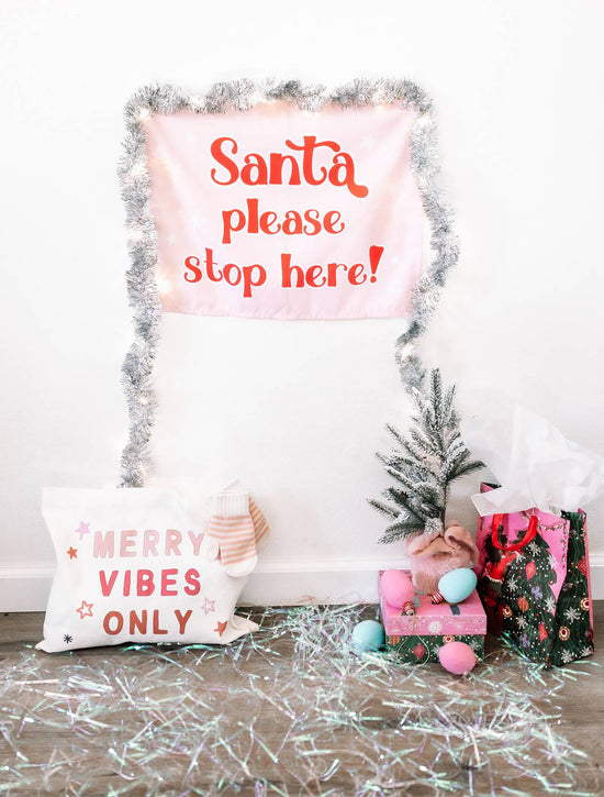 Load image into Gallery viewer, Merry Vibes Only Reusable Tote Bag
