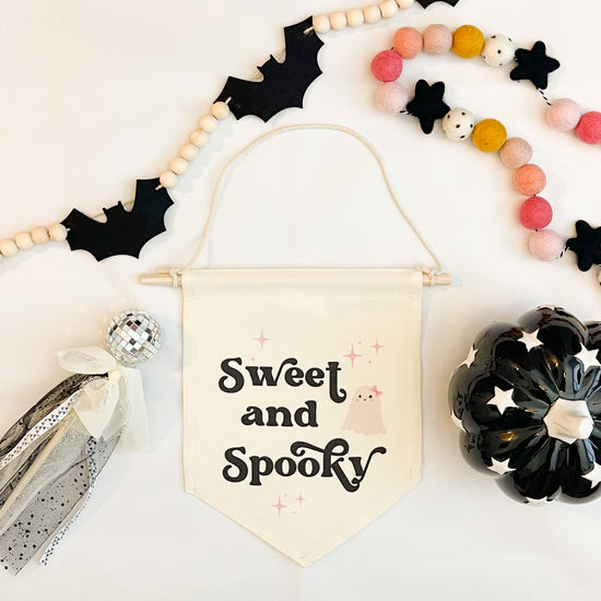 Sweet and Spooky Mini Pennant Banner