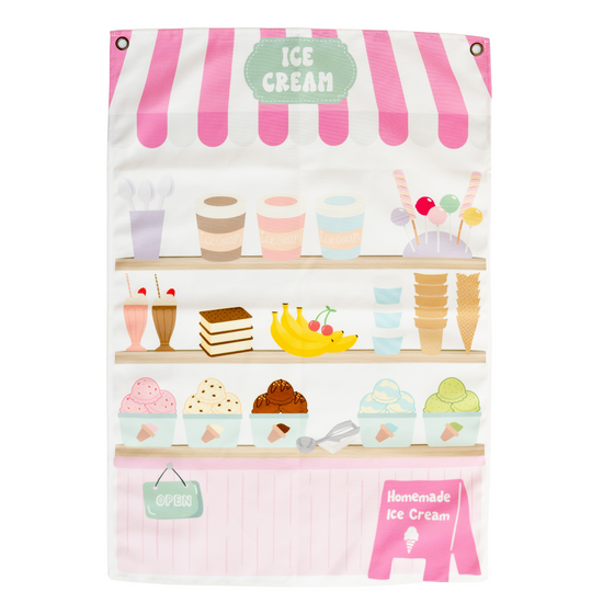 Load image into Gallery viewer, Ice Cream Shop Pretend PLAY Banner
