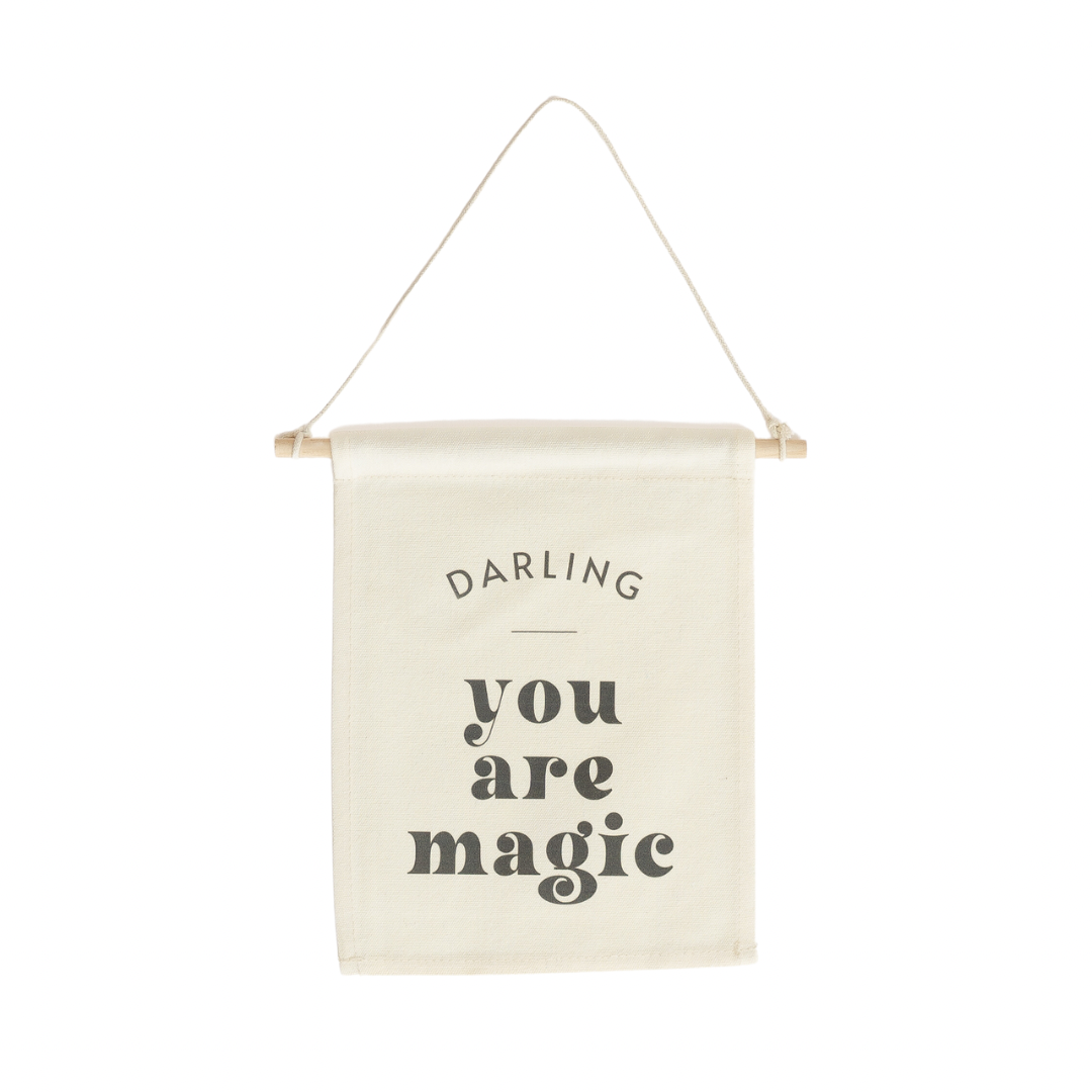 Load image into Gallery viewer, Darling You Are Magic Mini Pennant Banner
