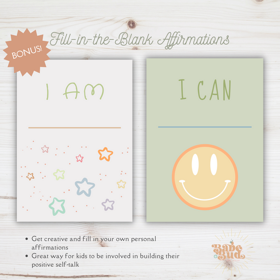 Digital Download | Confidence Cards - Daily Affirmations for Littles